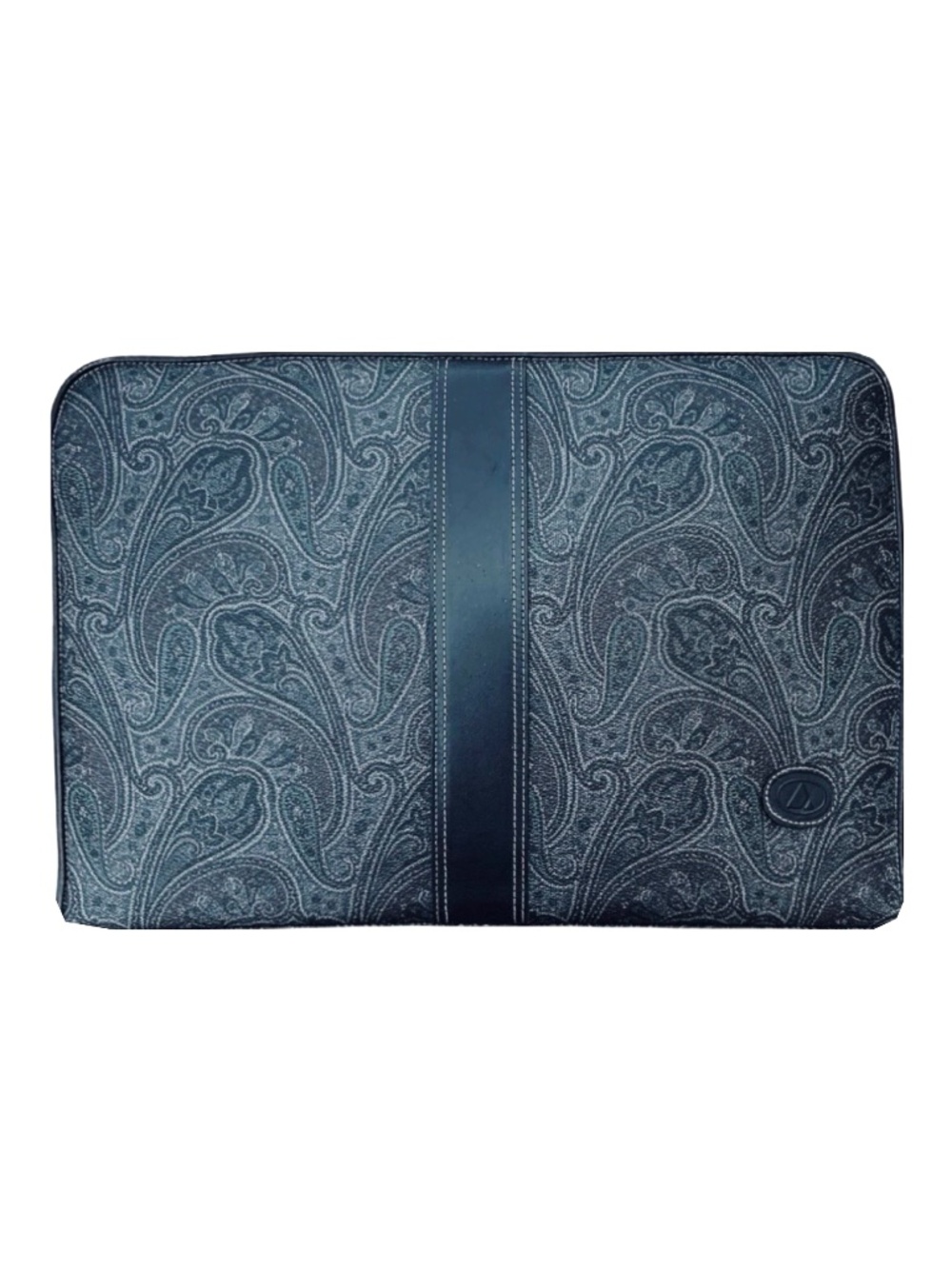 Vintage Liz Claiborne Paisley Binder Organizer Portfolio Case Laptop Bag Large